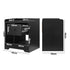 Bedside Table with Drawer & Storage Space Black