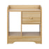 Bedside Table with Drawer & Storage Space Wooden