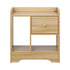 Bedside Tables Set of 2 Nightstand Shelf Natural