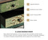 Bedside Table Fabric Nightstand 3 Drawers End Table Shelf
