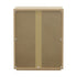 Bedside Table 3 Drawers Nightstand Storage No Handle Natural