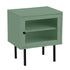 Bedside Tables Storage Cabinet Wood Green