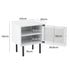 Bedside Tables Storage Cabinet Wood White