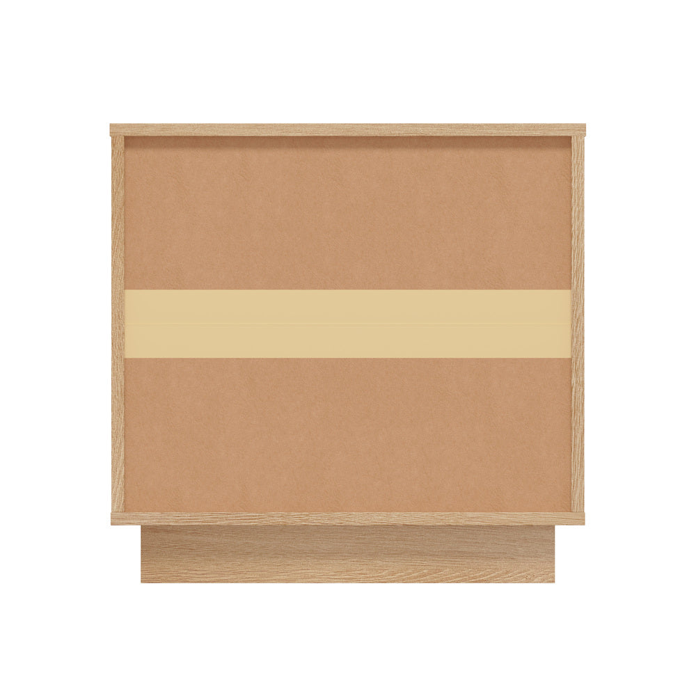 Bedside Table 1 Drawer Storage Nightstand Cabinet Natural