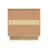 Bedside Table 1 Drawer Storage Nightstand Cabinet Natural