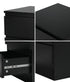 Bedside Tables Set of 2 Side Table Nightstand Black