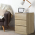 Bedside Tables Set of 2 Nightstand Natural