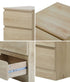 Bedside Tables Set of 2 Nightstand Natural