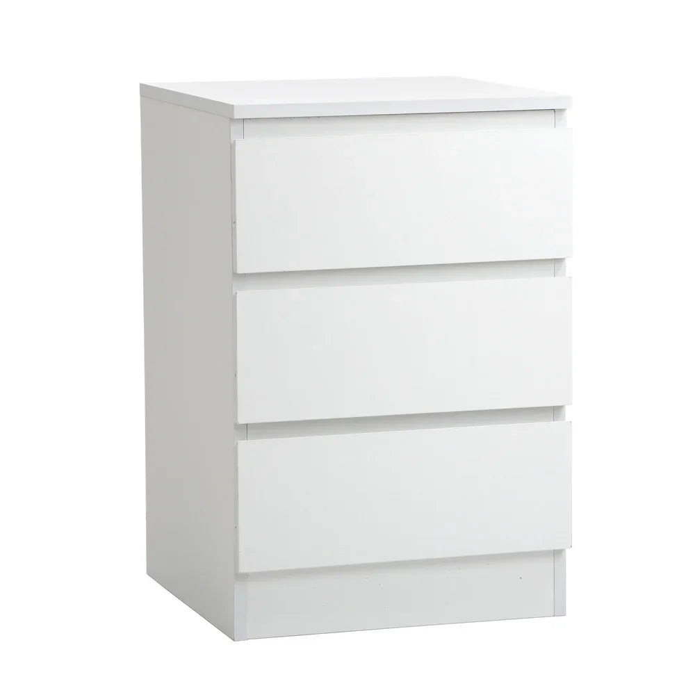 Bedside Tables Set of 2 Side Table Nightstand White