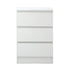 Bedside Tables Set of 2 Side Table Nightstand White