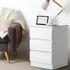 Bedside Tables Set of 2 Side Table Nightstand White