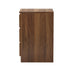 2x Bedside Table 3 Drawers Side Table Storage Cabinet Walnut