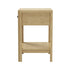 2x Bedside Table Drawer Side Table Storage Nightstand Natural