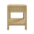 2x Bedside Table Drawer Side Table Storage Nightstand Natural