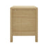 Bedside Table 2 Drawers Side End Tables Open Shelf Natural