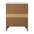 Bedside Table 2 Drawers Side Table White