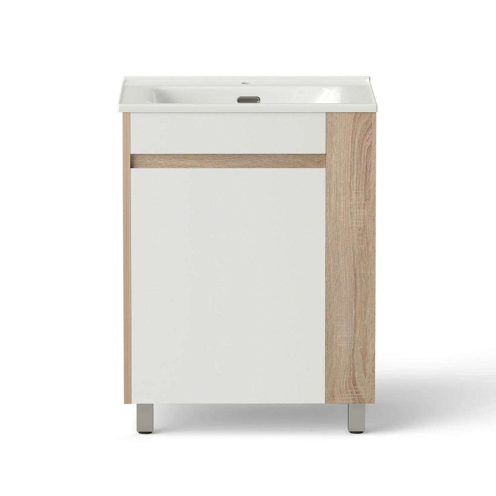 Vanity Unit 835mm Basin Bathroom Cabinet Side Storage Free Standing Sink