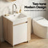 Vanity Unit 835mm Basin Bathroom Cabinet Side Storage Free Standing Sink
