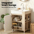 Vanity Unit 835mm Basin Bathroom Cabinet Side Storage Free Standing Sink