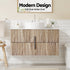 Vanity Unit 900mm Bathroom Cabinet Storage Wall Hung Timber Front Pine