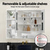 Cefito Bathroom Mirror Cabinet 100CM Vanity Medicine Wall Mounted Storage White