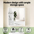 Bathroom Mirror Cabinet Mirrored Medicine Adjustable Shelf Wall Mounted 560mm White