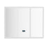 Bathroom Mirror Cabinet LED Light 900x720mm Medicine Wall Storage