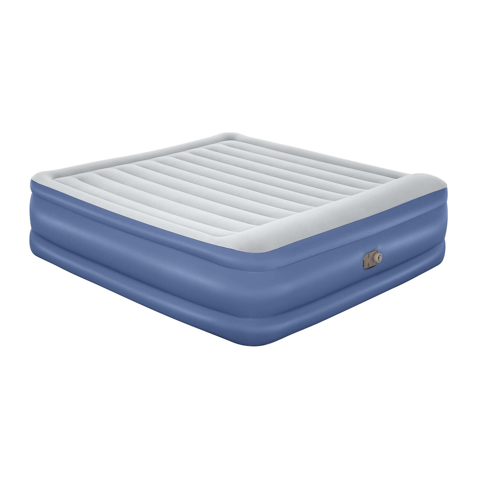 King Air Bed Inflatable Mattress with Built In Pump & Pillow
