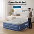 Queen Air Bed Inflatable Mattress with Built In Pump & Pillow