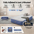 Queen Air Bed Inflatable Mattress with Built In Pump & Pillow