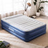 Queen Size Air Bed with Built-In Pump, Pillow & Flocked Surface