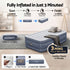 Mattress Air Bed Single Size 51CM Inflatable Camping Beds Home Outdoor