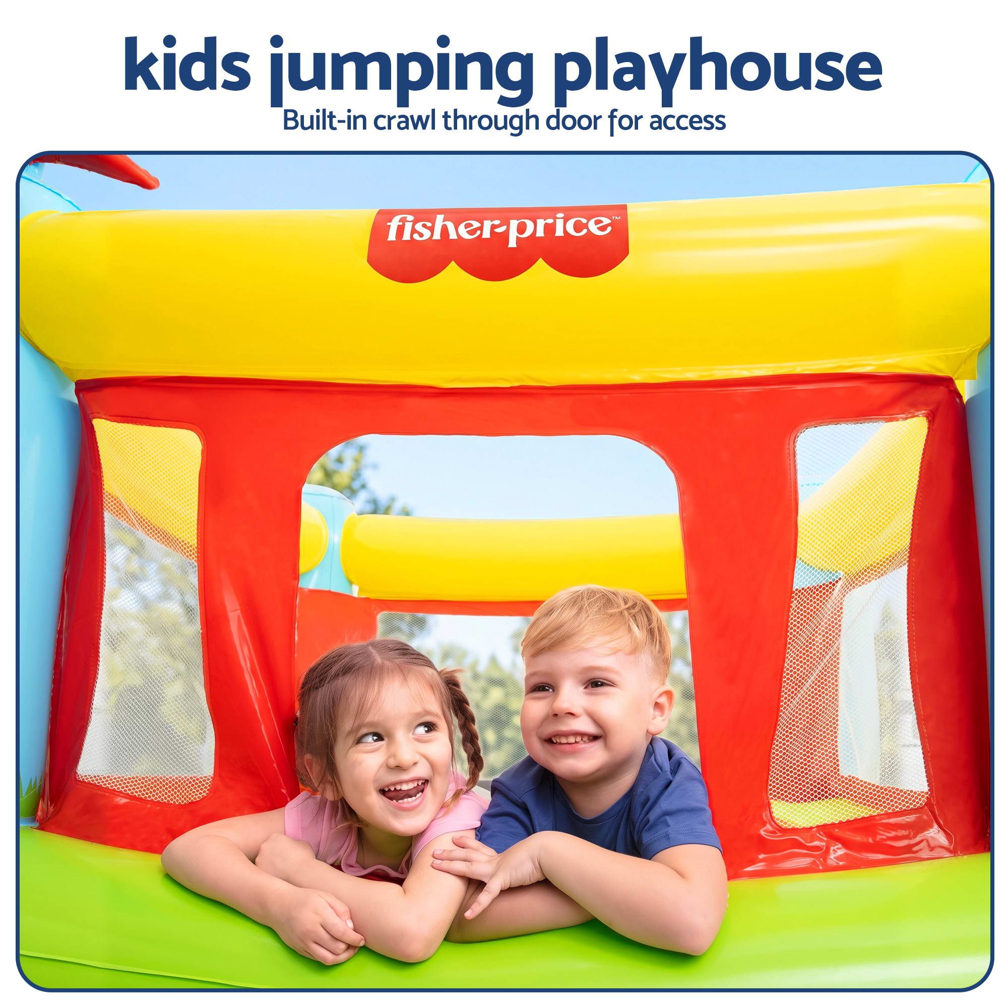 Kids Inflatable Jumping Castle Trampoline House 173cmx175cmx135cm