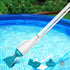 Pool Cleaner 2 Cleaning Heads Vacuum 6m Hose 1.9m Aluminium Pole