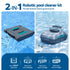 Bestway Robotic Pool Cleaner Automatic Vacuum Surface Skimmer Above Ground 2-in-1
