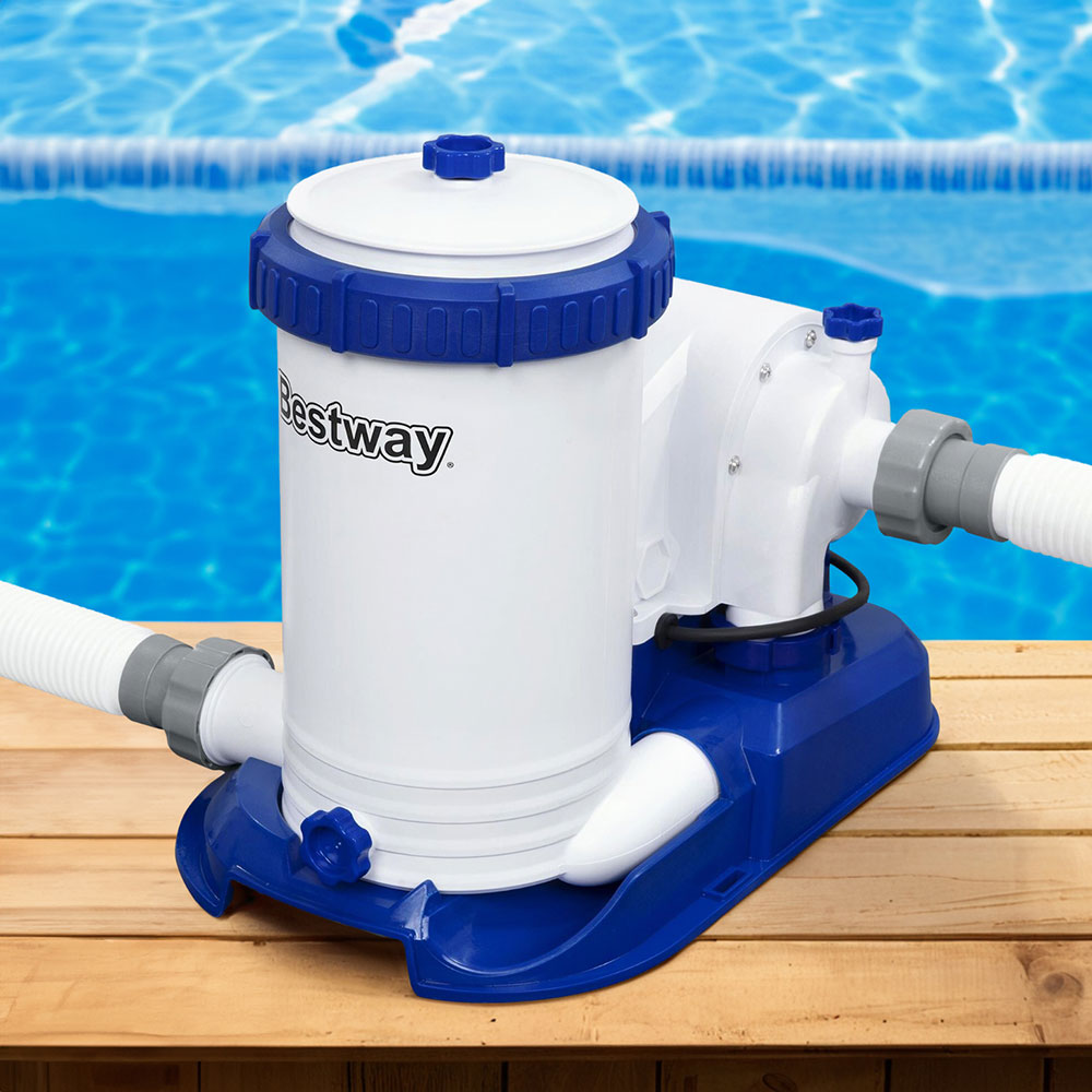 Bestway Pool Pump Cartridge Filter 2500GPH 9463L/H Flowclear Filters Cleaner