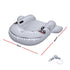Shark Ride-On Pool Float Toy Floaties for Kids 45kg Capacity Grey