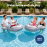 Shark Ride-On Pool Float Toy Floaties for Kids 45kg Capacity Grey