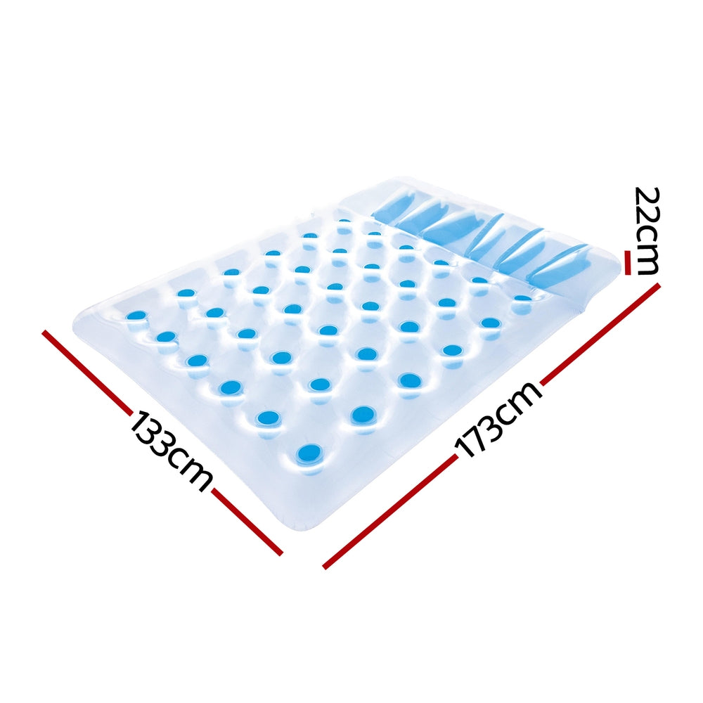 Float Floating Seat Pool Lounger Inflatable Lounge Chair Seat Pillow Bed