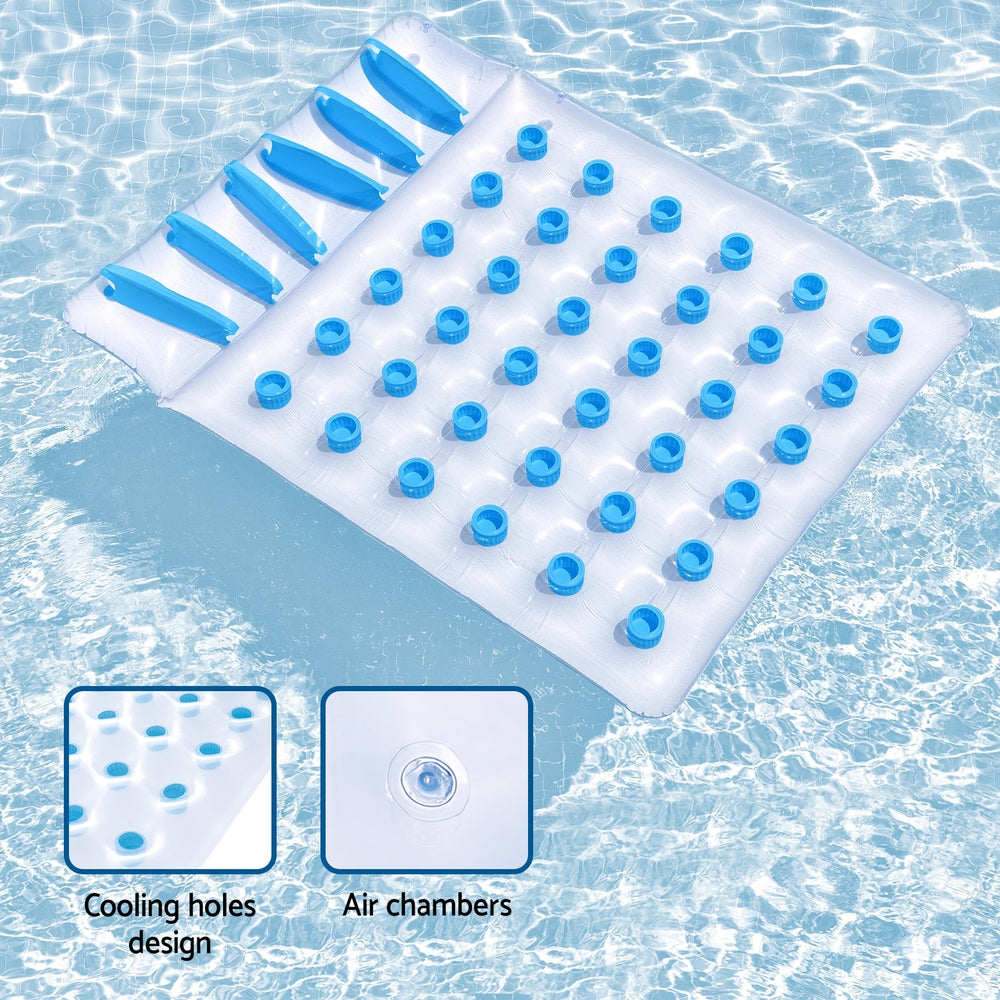 Float Floating Seat Pool Lounger Inflatable Lounge Chair Seat Pillow Bed