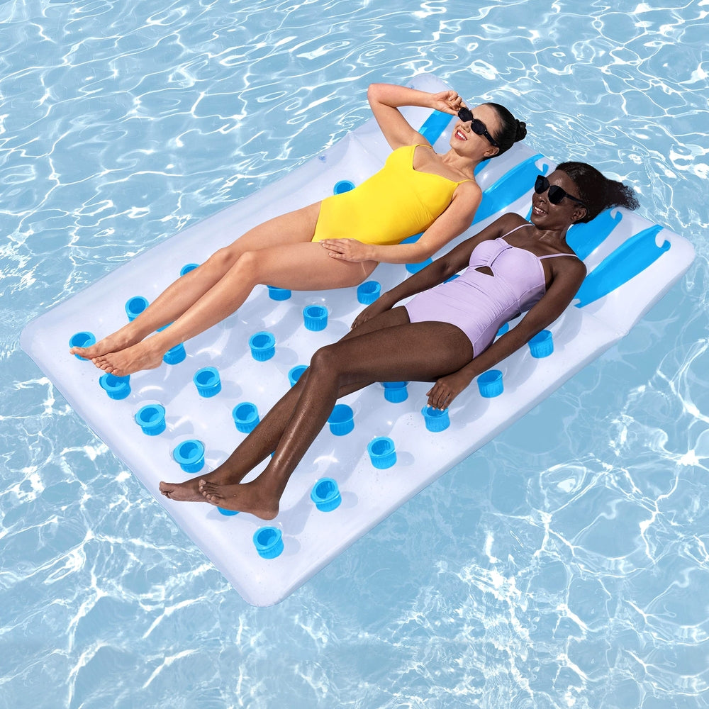 Float Floating Seat Pool Lounger Inflatable Lounge Chair Seat Pillow Bed