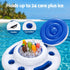 Bestway Inflatable Floating Cooler with Cup Holders for Pool Holds 24 Cans