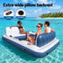 Inflatable Floating Island Float Lounger Pool Bed 4.16Mx2.68M