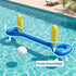 Floating Pool Volleyball Net Set with Ball 252cm x 64cm Blue