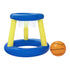 Inflatable Pool Basketball Hoop Float Set with Ball, Stable Base, Blue