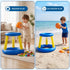 Inflatable Pool Basketball Hoop Float Set with Ball, Stable Base, Blue
