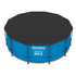 Pool Cover 3.7m Round PVC UV Resistant Drainage Holes with Ropes