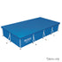Pool Cover 4.1x2.26m PVC Durable UV Resistant Rope Ties Drainage