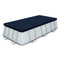 Pool Cover 3.96x1.85m PVC UV Resistant Drainage Holes with Ropes