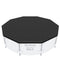 Pool Cover Fits 3.05m Round Above Ground Swimming Pool PVC Blanket